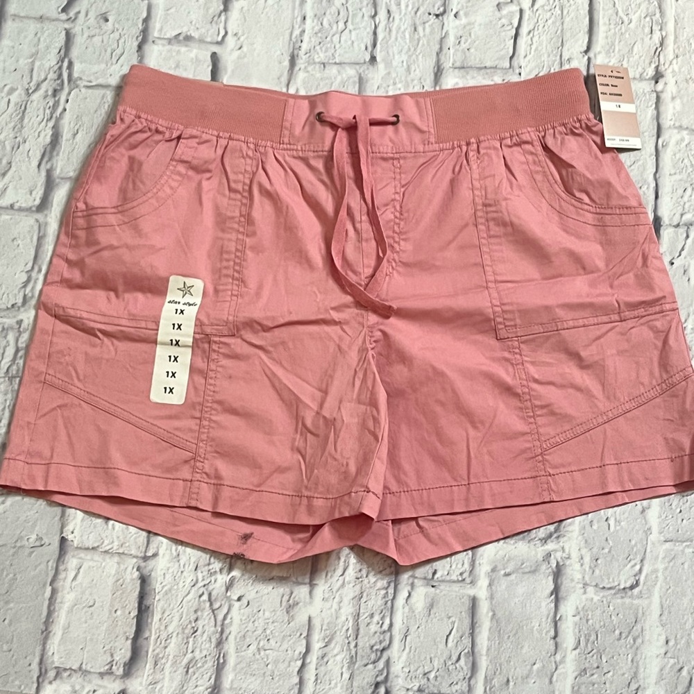 Star Style Tank Pink Shorts Size 1X